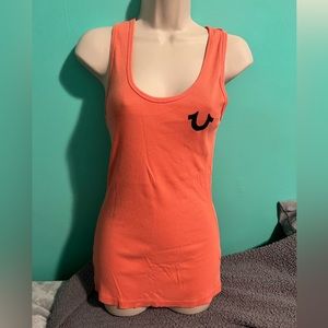 True Religion logo tank sz Medium